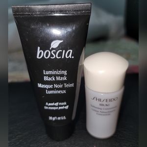 🔥$5 ADD ON - BOSCIA peel off black mask + SHISEIDO softening concentrate